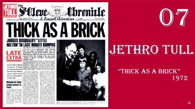 07.JETHRO TULL * Thick As A Brick
