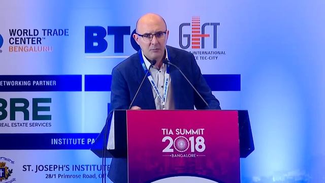 Sebastien Hug, Consul General of Switzerland, Bengaluru @ TIA Summit 2018 смотреть онлайн