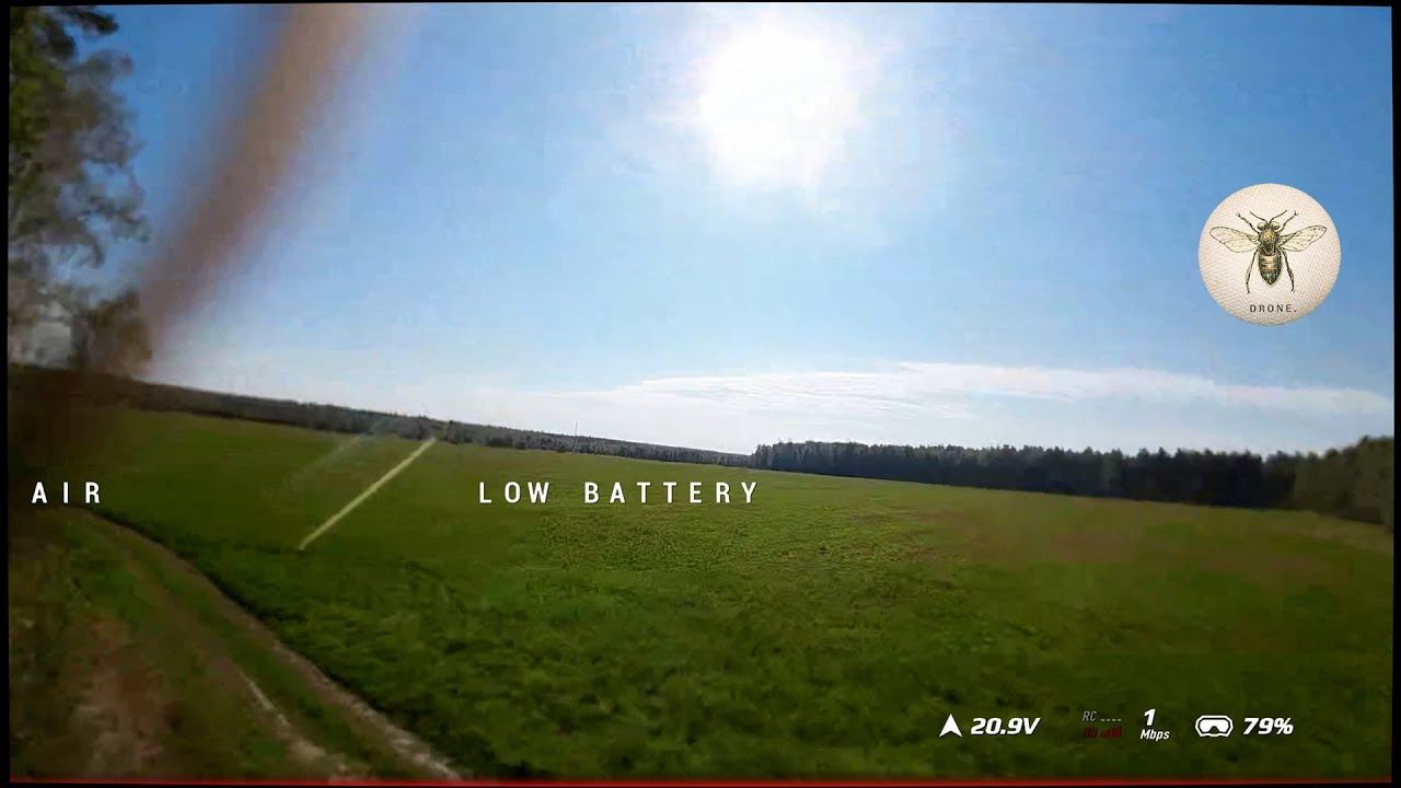 В лесу на FPV, пока не очень получается))))