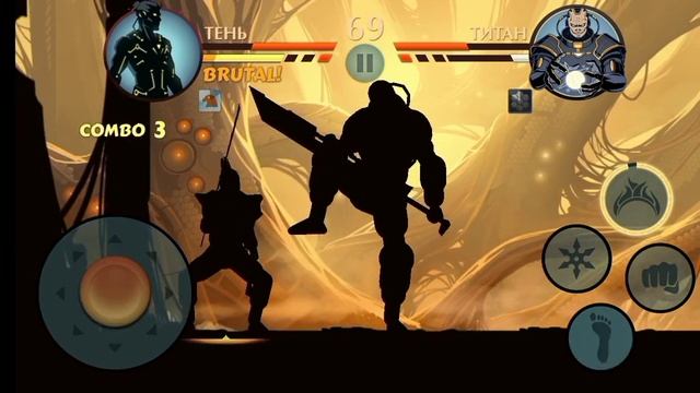 Shadow fight 2 | Тень против Титана | С модом на Деньги и Кристаллы| смотреть онлайн