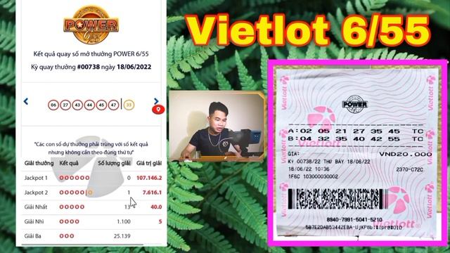 Hướng Dẫn Xem Kết Quả Vietlott 6/55 • Giải Jackpot 1 • Jackpot 2 смотреть онлайн