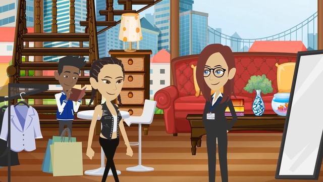 Shopping for Clothes 2 | EASY ENGLISH CONVERSATIONS | Learn English смотреть онлайн