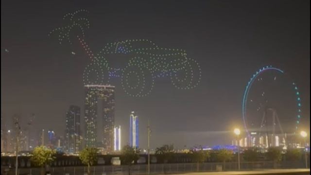 В Дубай возвращается знаменитое шоу дронов. смотреть онлайн
