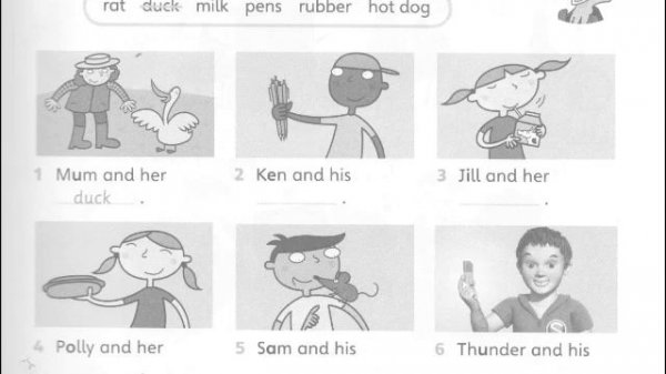 Super Minds Workbook 1b page 62 Activity 2