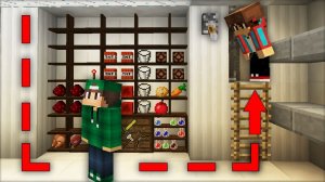 МОЙ ДРУГ СПРЯТАЛСЯ ОТ МЕНЯ В МАГАЗИНЕ ЖИТЕЛЕЙ В МАЙНКРАФТ | Риколит Minecraft