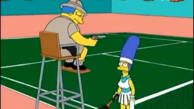 Los simpsons con serena y venus williams. смотреть онлайн