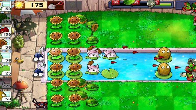 Plants vs Zombies Растения против Зомби Бассейн, сложно смотреть онлайн