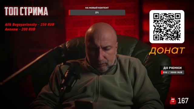 Отвечаем на вопросы зрителей. Стрим в 21:30 по мск / ссылка на донат в описании смотреть онлайн