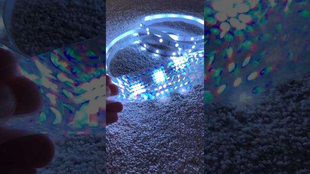 Diffraction grating experiment LEDs 2 смотреть онлайн