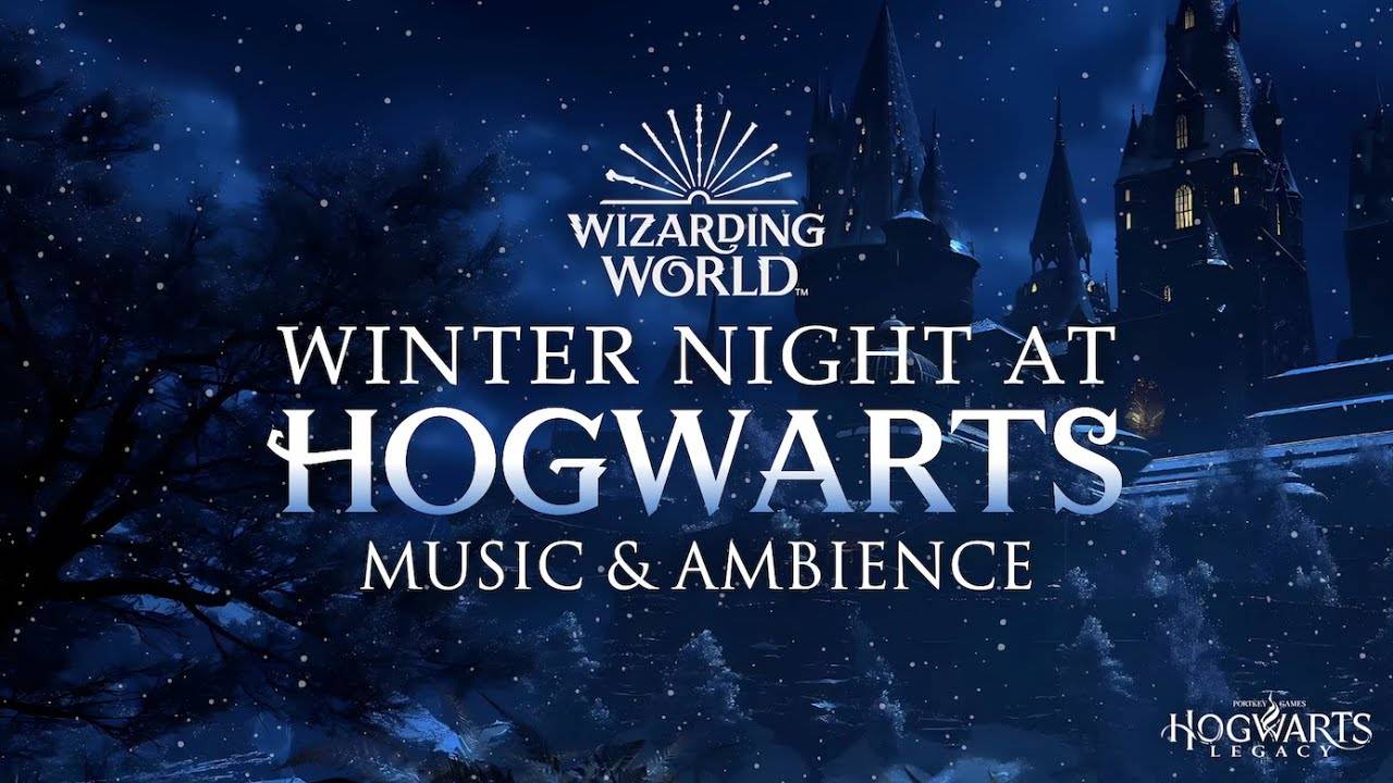 Winter Night At Hogwarts  Harry Potter Music & Ambience, Peaceful Night In Winter ❄️