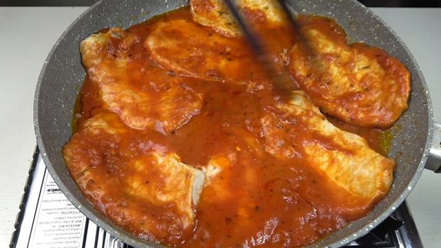 Lonza di maiale alla pizzaiola RICETTA SICILIANA facilissima e veloce SENZA FORNO! смотреть онлайн