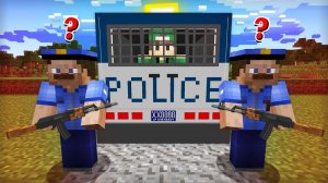 Я СПРЯТАЛСЯ В ПОЛИЦЕЙСКОЙ МАШИНЕ ОТ ПОЛИЦИИ В МАЙНКРАФТ | Риколит Minecraft