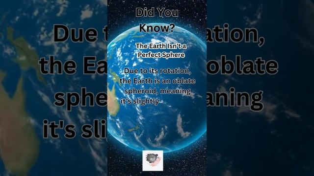 Did You Know? The Earth Isn't a Perfect Sphere... #didyouknow #interestingfacts смотреть онлайн