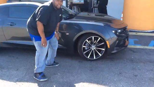 2017 Chevrolet Camaro Sitting on 20" Curva Concepts C10 wheels and 245/35-20 Lexani tires. смотреть онлайн