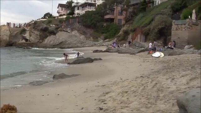 California.Гуляем по Laguna beach.Океан,крабы,дома.Ч.1. смотреть онлайн
