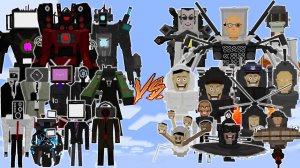 🔥СКИБИДИ ТУАЛЕТЫ ПРОТИВ КАМЕРАМЕНОВ В MINECRAFT