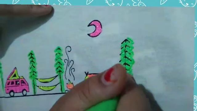 DIY using fevicrly 3D Neon Liners |T-shirt смотреть онлайн