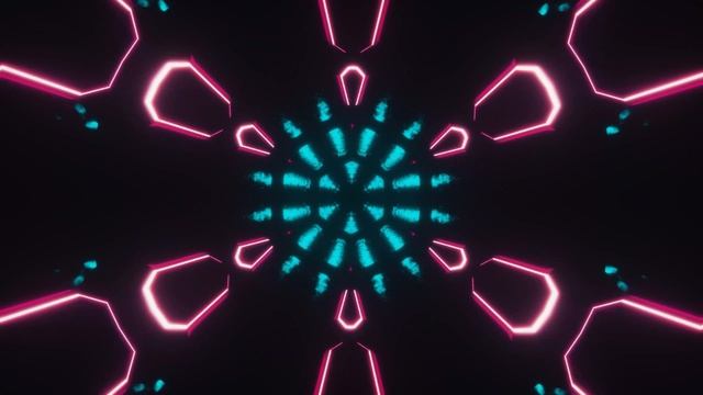 Neon Lantern Kaleidoscope Loop(2 Hours Relaxing, Satisfying, VJ Loop, Screensaver, ASMR) 4K смотреть онлайн