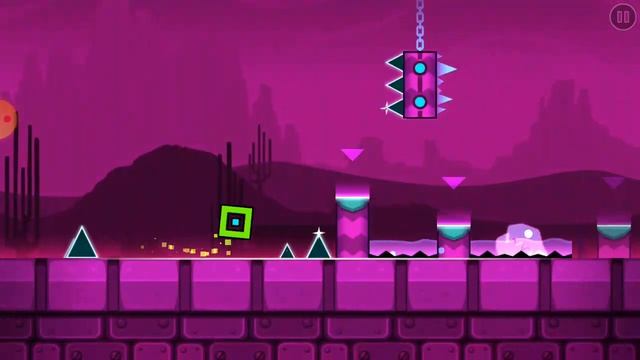 прохождение 1 уровня в игре Geometry Dash WindGURU смотреть онлайн