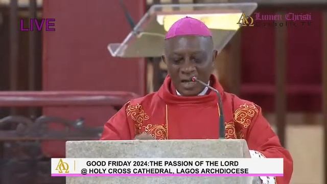 GOOD FRIDAY 2024:THE PASSION OF THE LORD @ HOLY CROSS CATHEDRAL, LAGOS ARCHDIOCESE смотреть онлайн
