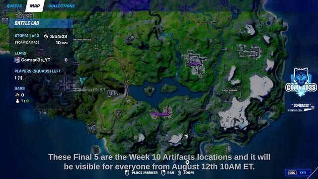 All Week 10 Alien Artifacts Locations in Fortnite (Also including Week 9) смотреть онлайн
