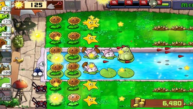Plants vs Zombies Растения против Зомби Бассейн, сложно смотреть онлайн