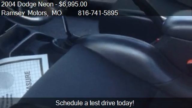 2004 Dodge Neon Sedan - for sale in Riverside, MO 64150 смотреть онлайн