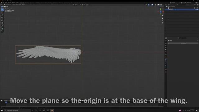 How to make a simple wing rig in Blender смотреть онлайн