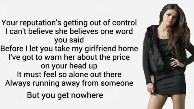 Selena Gomez &The Scene outlaw lyrics смотреть онлайн