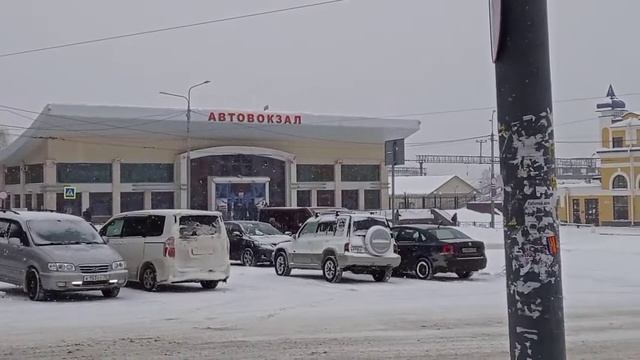 ПРИВОКЗАЛЬНАЯ ПЛОЩАДЬ. ТОМСК. ЗИМА. #ржд #вокзалы смотреть онлайн
