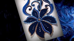 Мотивы для ирландского кружева, связанные в тунисской технике.