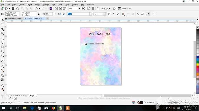 Maulita R #tutorial Membuat Pamflet Sederhana Menggunakan App Corel Draw смотреть онлайн