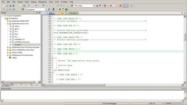 Сенсорная клавиатура на STM32. Часть 2. Программное обеспечение смотреть онлайн