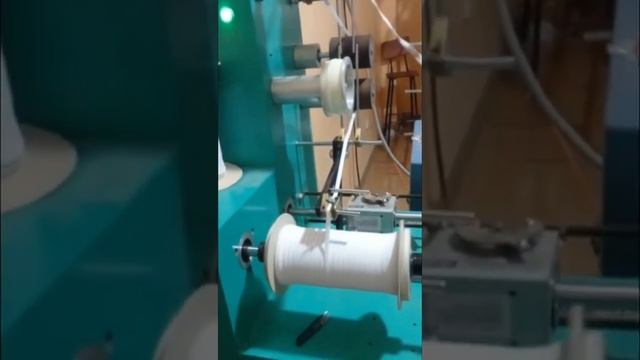 elastic tape spool winding machine narrow fabric band rolling machine смотреть онлайн