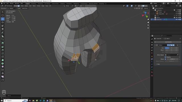 Blender: Female Hips Modeling From Cube in 15 Minutes (No Voice) смотреть онлайн