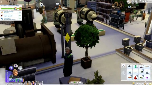 Let's play The Sims 4 на работу - 36- Двойное удивление смотреть онлайн