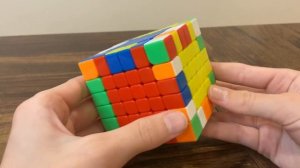 Кубик 6 на 6, рёбрa + паритеты. Часть 2./Rubik's cube 6 on 6, ribs + parities. Part 2.