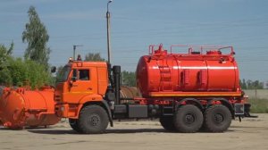 Видео-обзор вакуумной цистерны АКН-12 КАМАЗ-43118