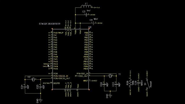 STM32F303 Разработка отладочной платы. Часть 1 смотреть онлайн