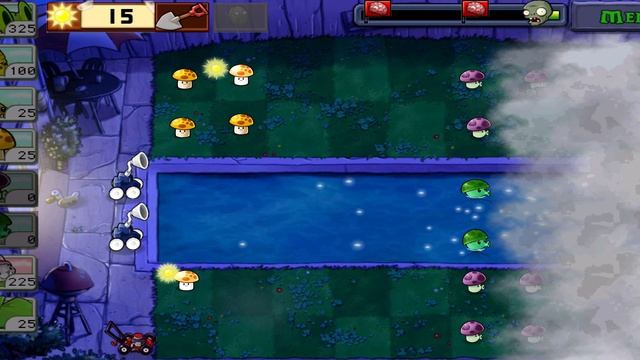 Plants vs Zombies Растения против Зомби Бассейн, туман, сложно смотреть онлайн