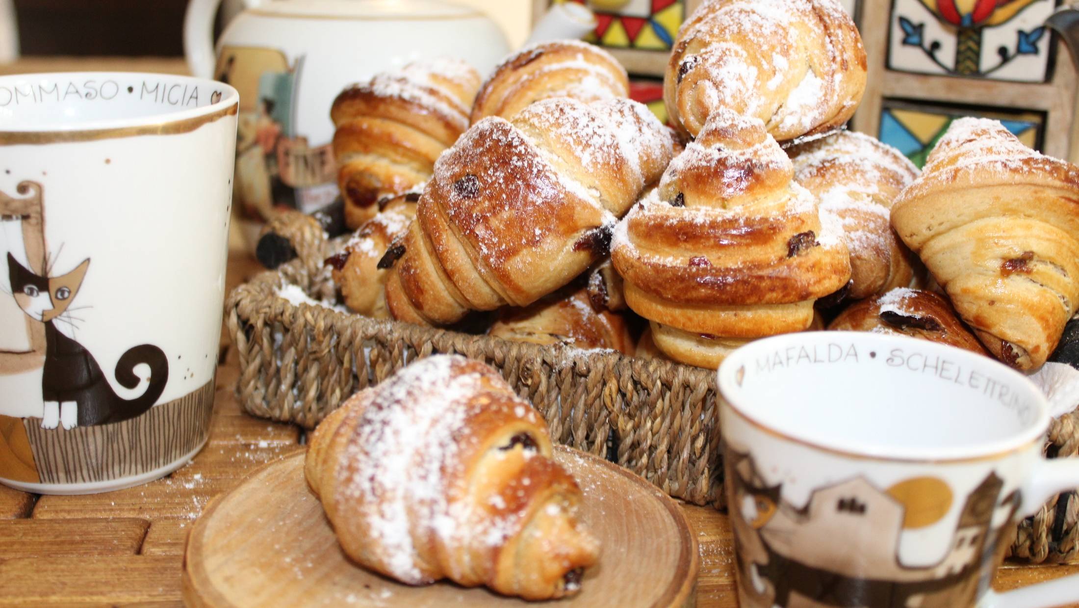 Рогалики на сгущенном молоке