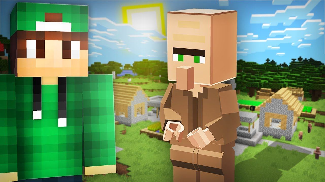 Я ПОСТРОИЛ ЛЕГО ЖИТЕЛЯ В МАЙНКРАФТ | Риколит Minecraft смотреть онлайн