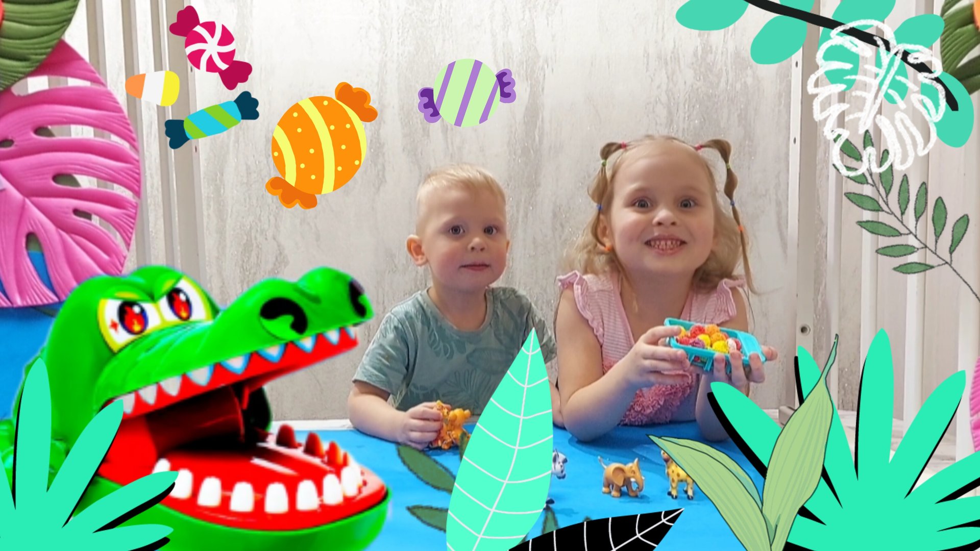 🐊КРОКОДИЛ УКРАЛ ВСЕ КОНФЕТЫ🍬🍭 ИГРА КРОКОДИЛ🐊 смотреть онлайн