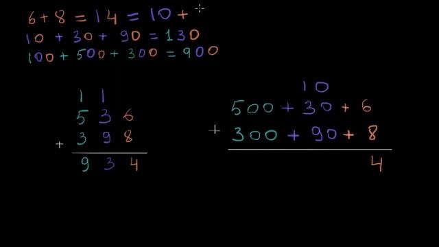 3 xonali sonlarni qoʻshishda sonning tarkibidan foydalanish: 2-qism | Arifmetika смотреть онлайн