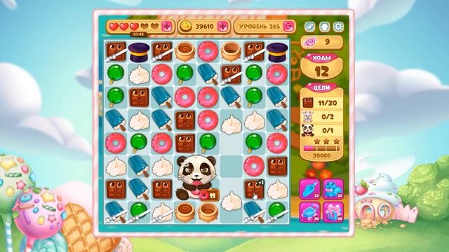 Долина сладостей 265 уровень - Candy Valley Level 265 смотреть онлайн