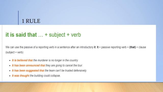 Impersonal Reporting Structures смотреть онлайн