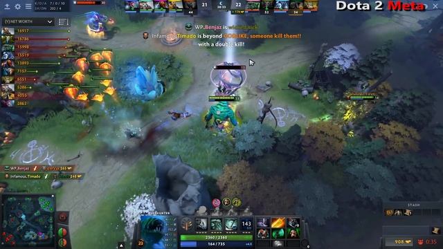 OMG Finally Full Item Tidehunter vs Full Item Kunkka Mid EPIC Crazy Game Benjaz vs Timado Dota 2 смотреть онлайн