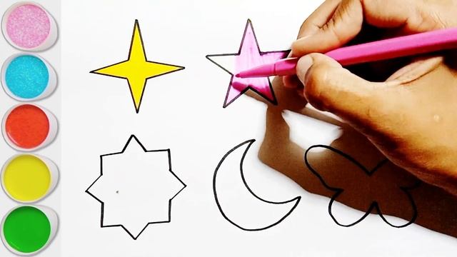 Learn Shapes, Colors for Kids & Toddlers 2d shapes drawing Preschool Learning Drawing Tutorial 14 смотреть онлайн