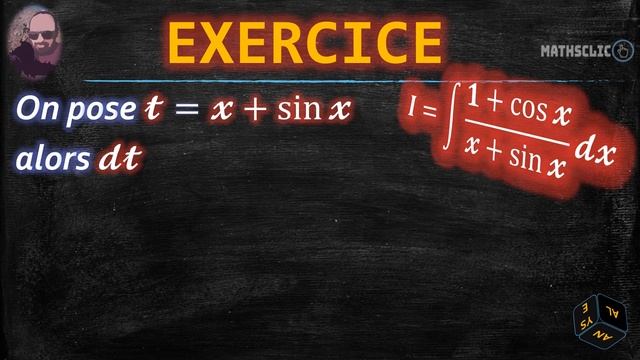 🔴MATHSCLIC EXERCICE - POST BAC | CALCUL DE PRIMITIVES DE (𝟏+cos𝔁)/(𝔁+sin𝔁 ) смотреть онлайн