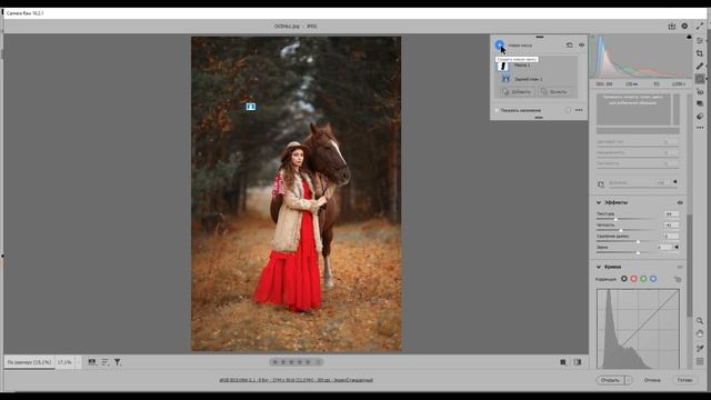 Художественная ретушь в camera raw (lightroom) смотреть онлайн